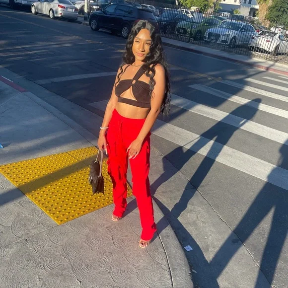 Multi Pocket Stacked Joggers🩸 - Picture 4 of 8